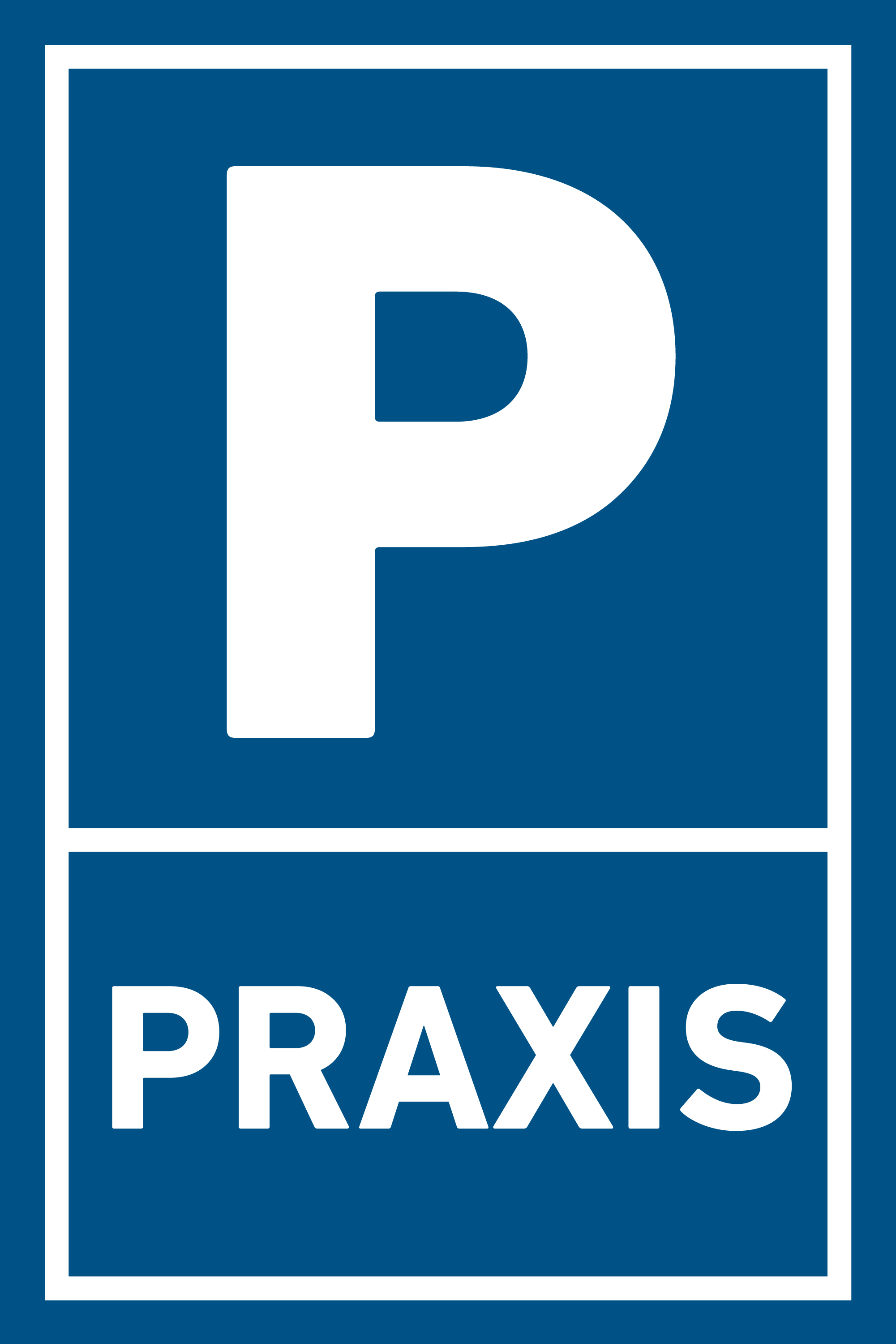 Parkplatz Schild "Praxis" Parkschild