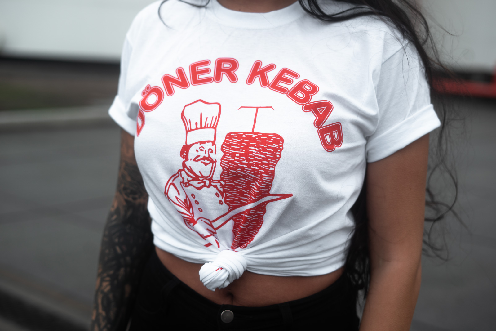 Döner Kebab Set T-Shirt + Turnbeutel Fun Dönermann Imbiss Kebap