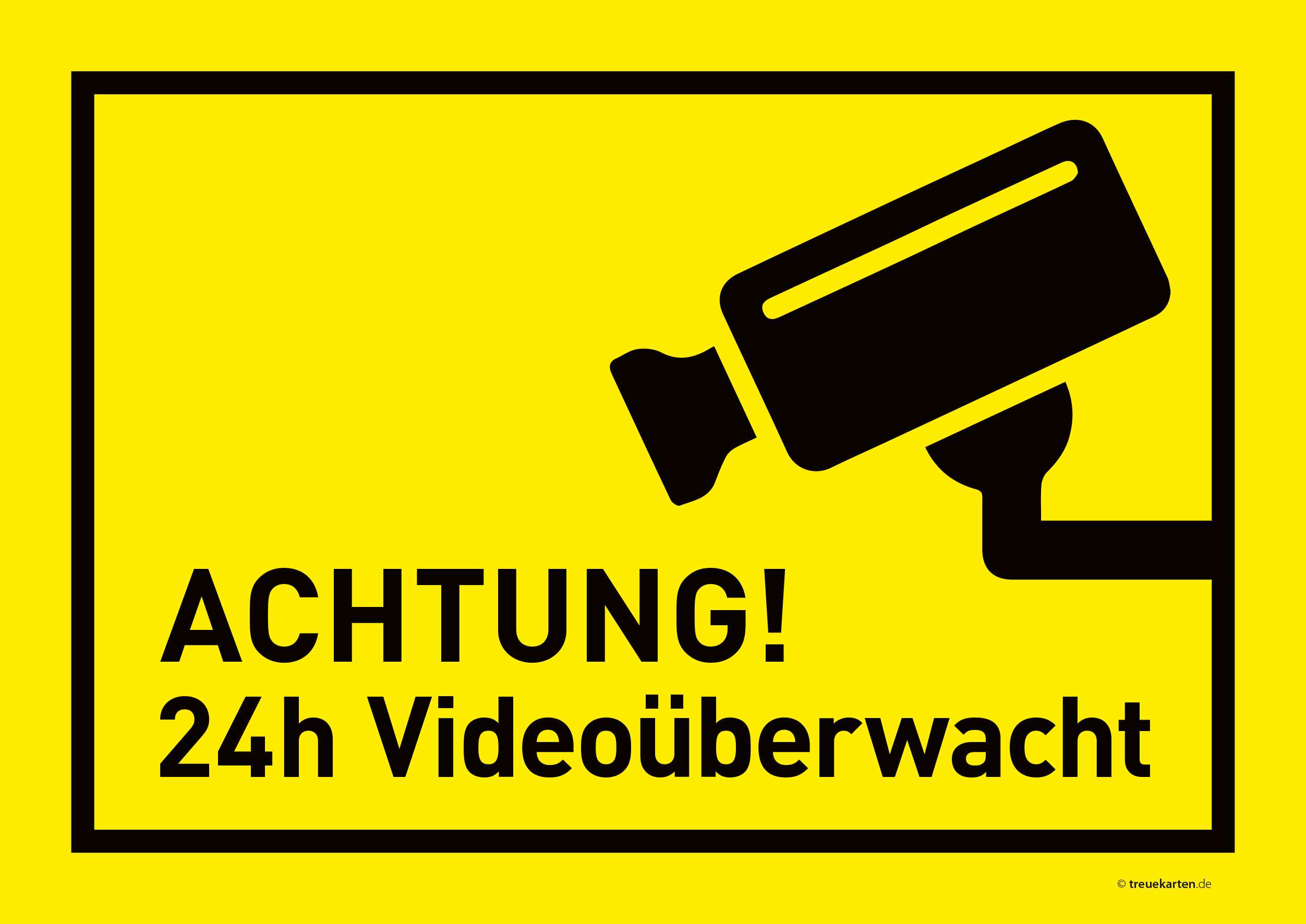 Videoüberwacht Aufkleber Videoüberwachung Alarmgesichert Kamera Warnschild