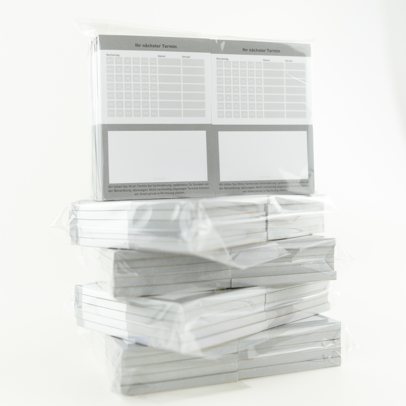 Terminblock mit Leimbindung, DIN A7 (74x105mm), 10 x 50 Blatt