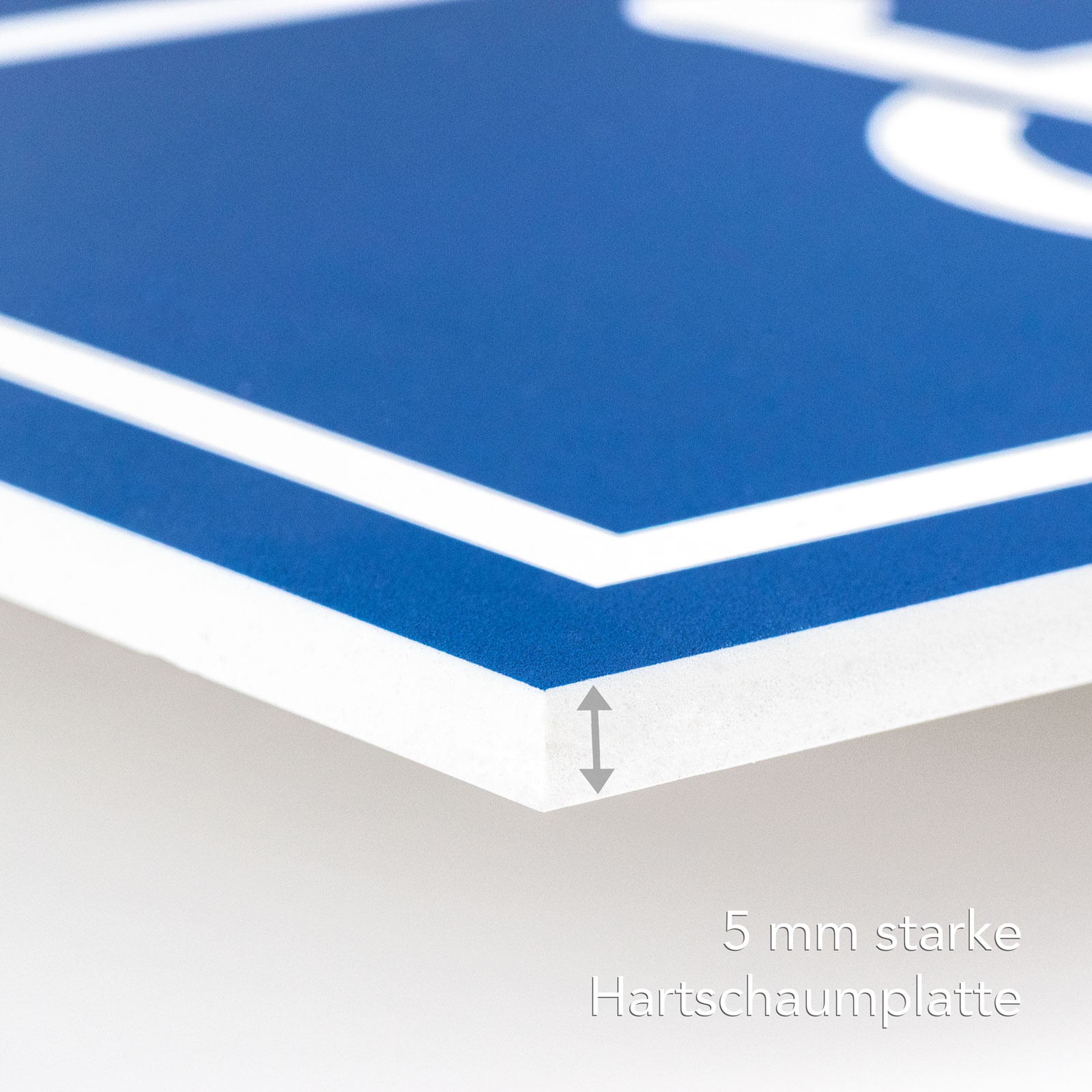 parkschild-blau-hartschaum-5mm-zoom Parkplatz Schild "Nur für Gäste" Hartschaum