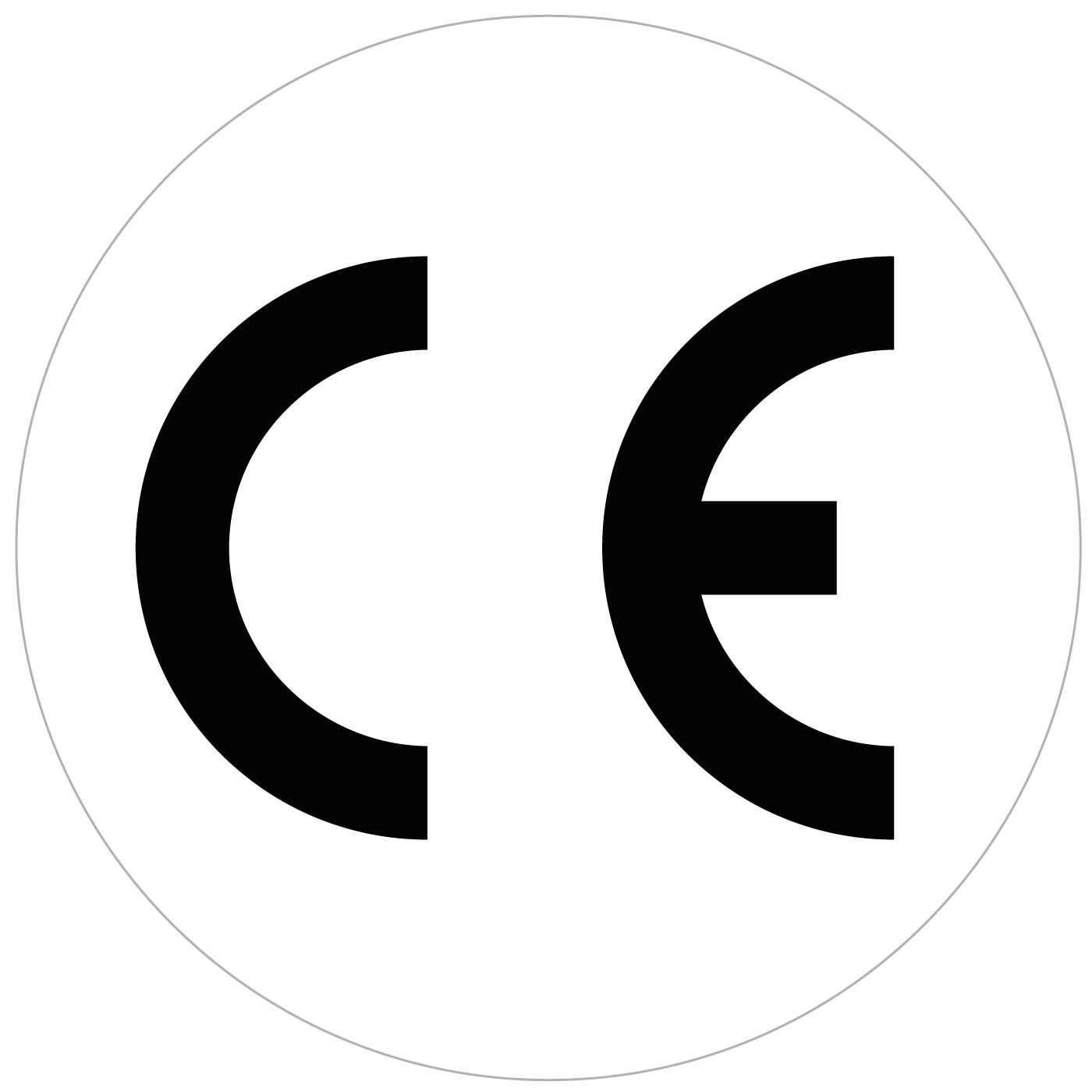 CE Prüfzeichen Aufkleber, Sticker, Plakette, UV witterungsbeständig
