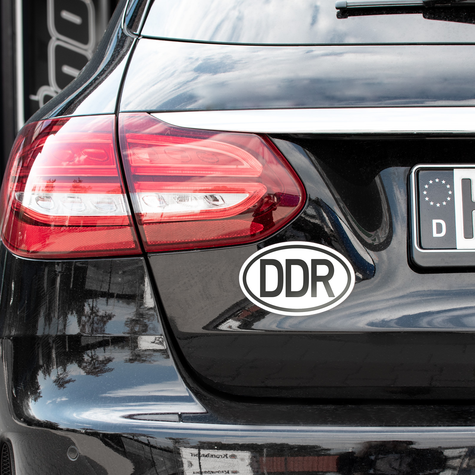 Länderkennzeichen DDR Aufkleber GDR Deutschland Auto PKW