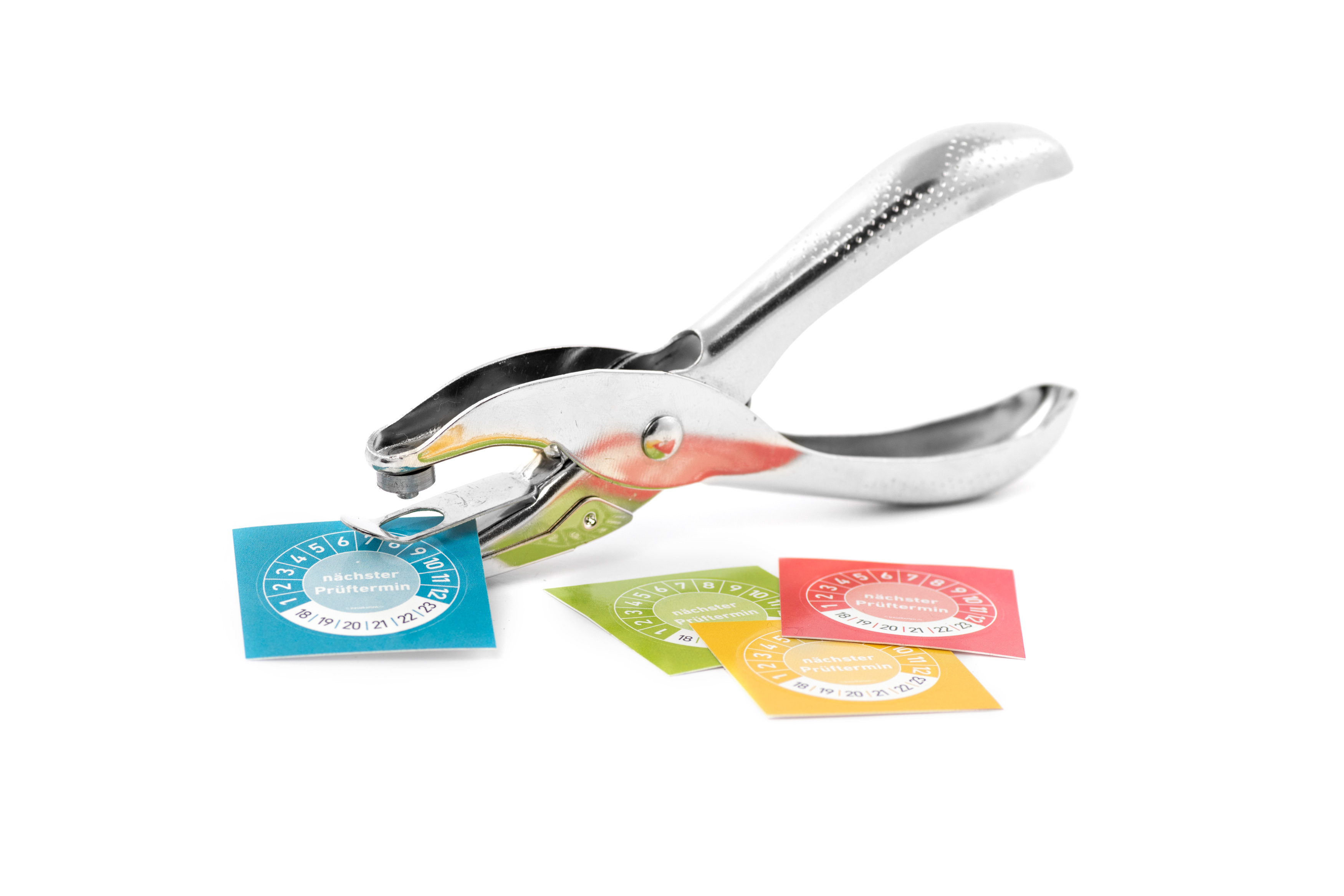 Lochzange Prüfplakettenzange Rundloch 3mm Kerbzange Kontrollzange