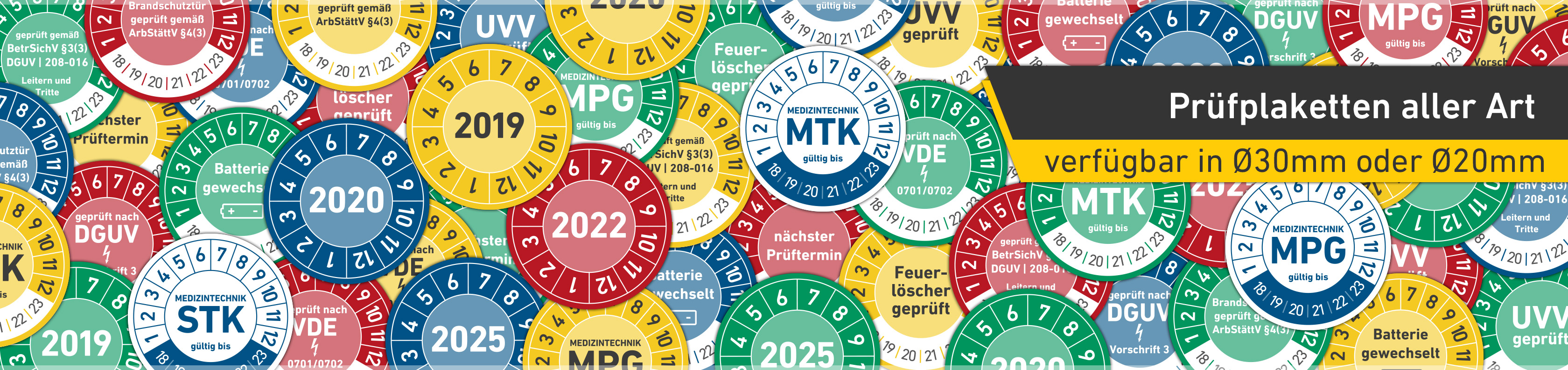 prüfplaketten klebeetiketten